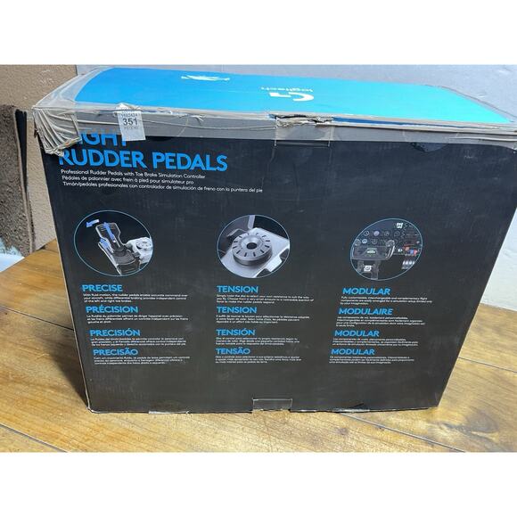Logitech G Pro Flight Rudder Pedals [945-000068] - Picture 10 of 12